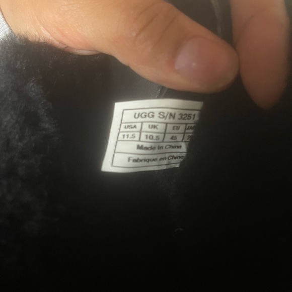 UGG Women's Black Fur-Lined Boots - Picture 4 of 4